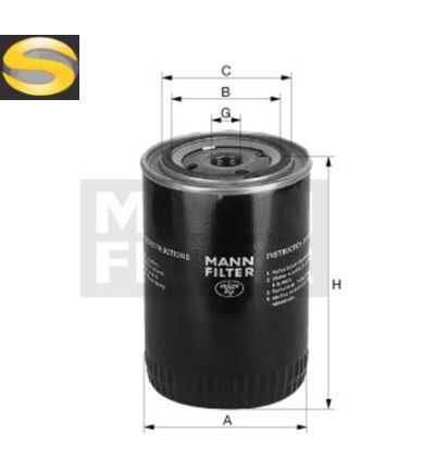 MANN W1167 - Filtro de Óleo Lubrificante