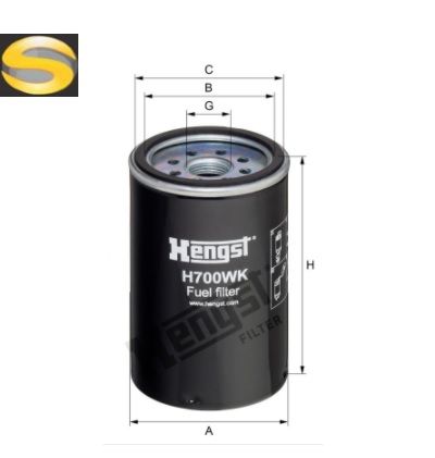 HENGST H700WK - Filtro Desumidificador