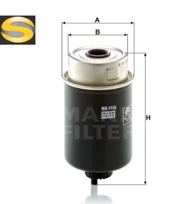 MANN WK8155 - Filtro de Combustível