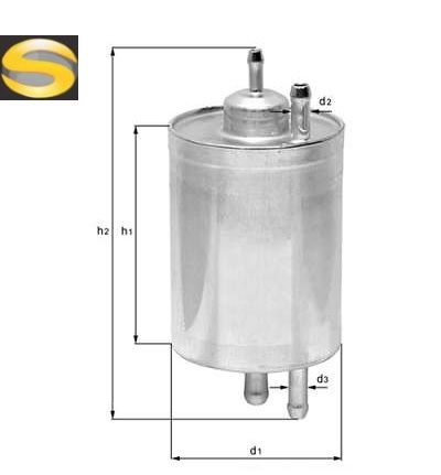 MAHLE KL87 - Filtro de Combustível